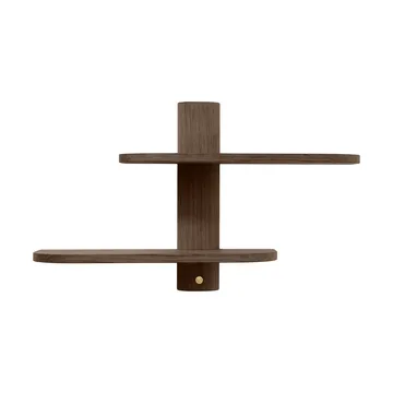 Mensola da parete Bend - Rovere affumicato oliato, 50x18x40 cm - Andersen Furniture