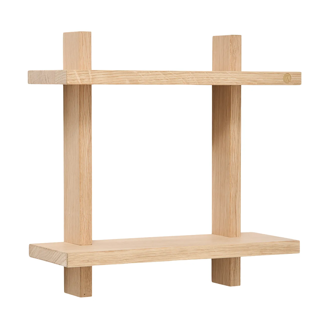 Mensola da parete doppia Treat, Quercia, 34x12x34 cm Andersen Furniture