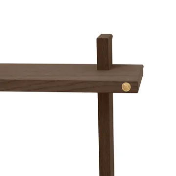 Mensola da parete doppia Treat - Rovere affumicato oliato, 50x12x50 cm - Andersen Furniture