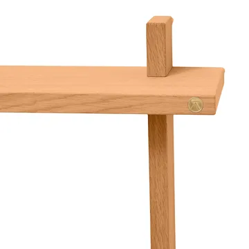 Mensola da parete doppia Treat - Rovere naturale oliato, 50x12x50 cm - Andersen Furniture