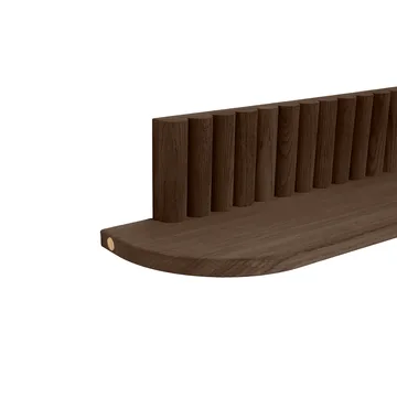 Mensola da parete Pillar - Rovere affumicato oliato, 78x15x12 cm - Andersen Furniture