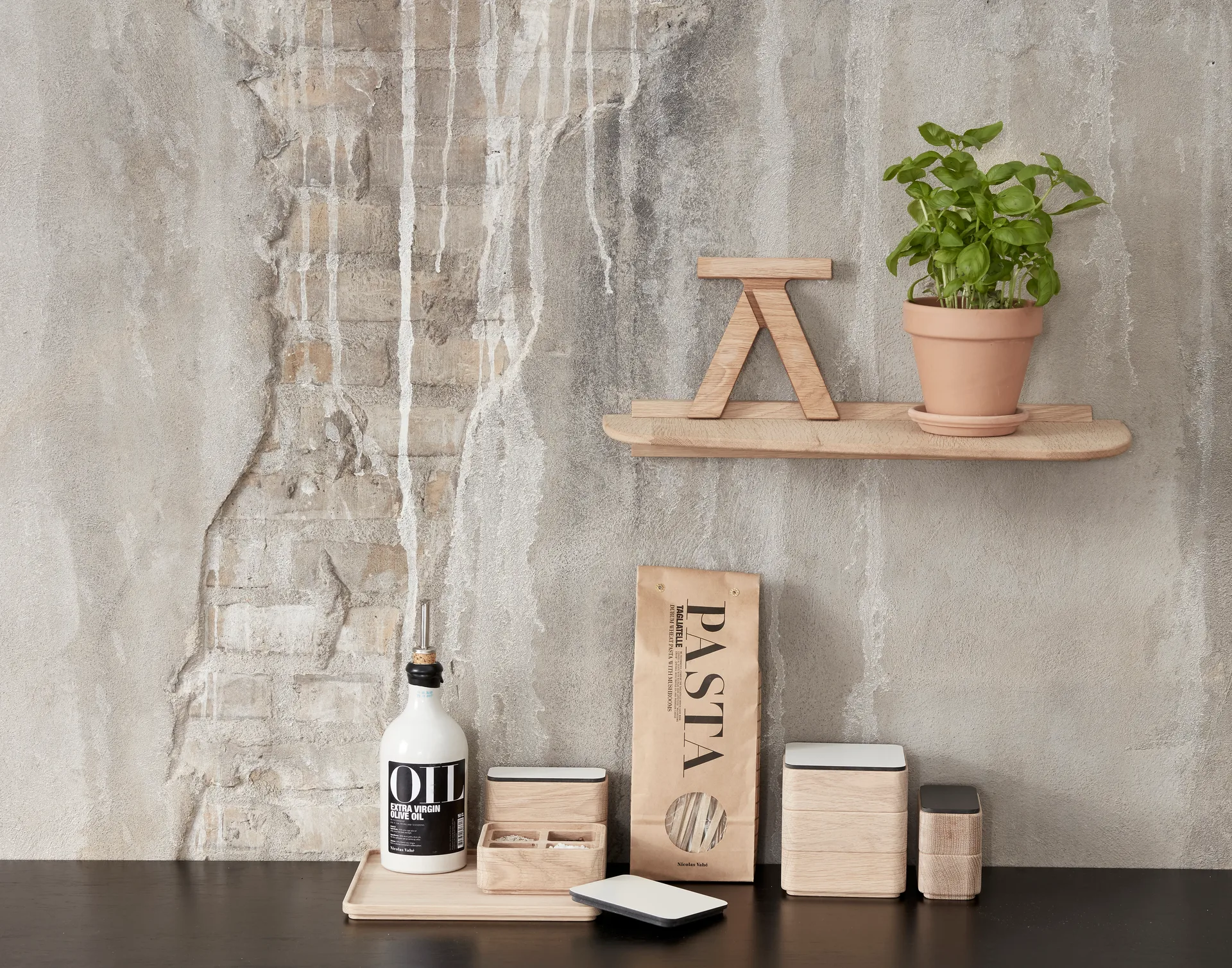 Mensola Shelf 1 40 cm, Oak Andersen Furniture