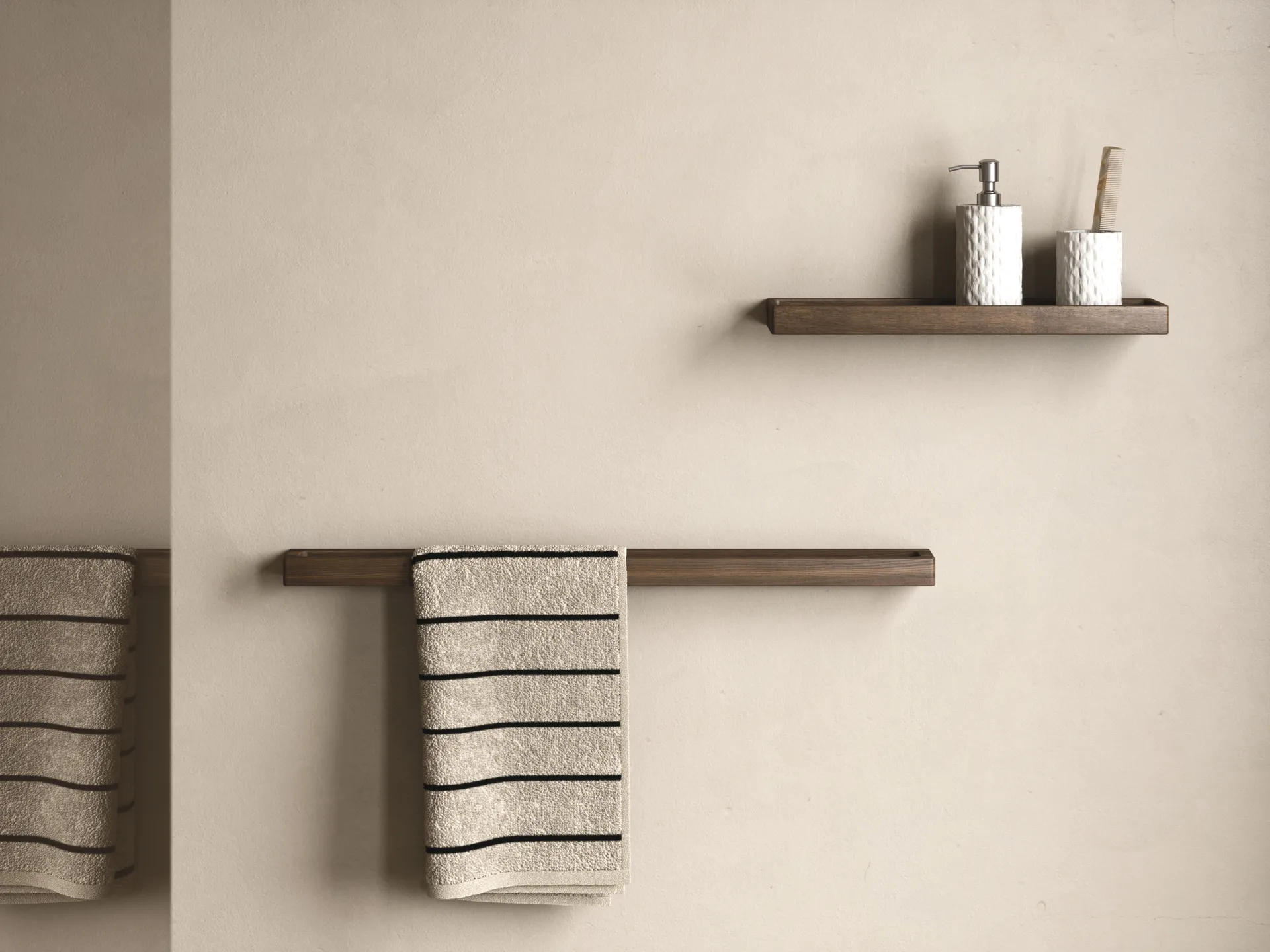Mensola Shelf 11 44 cm, Dark Stain Matt Lacquer Frassino Andersen Furniture