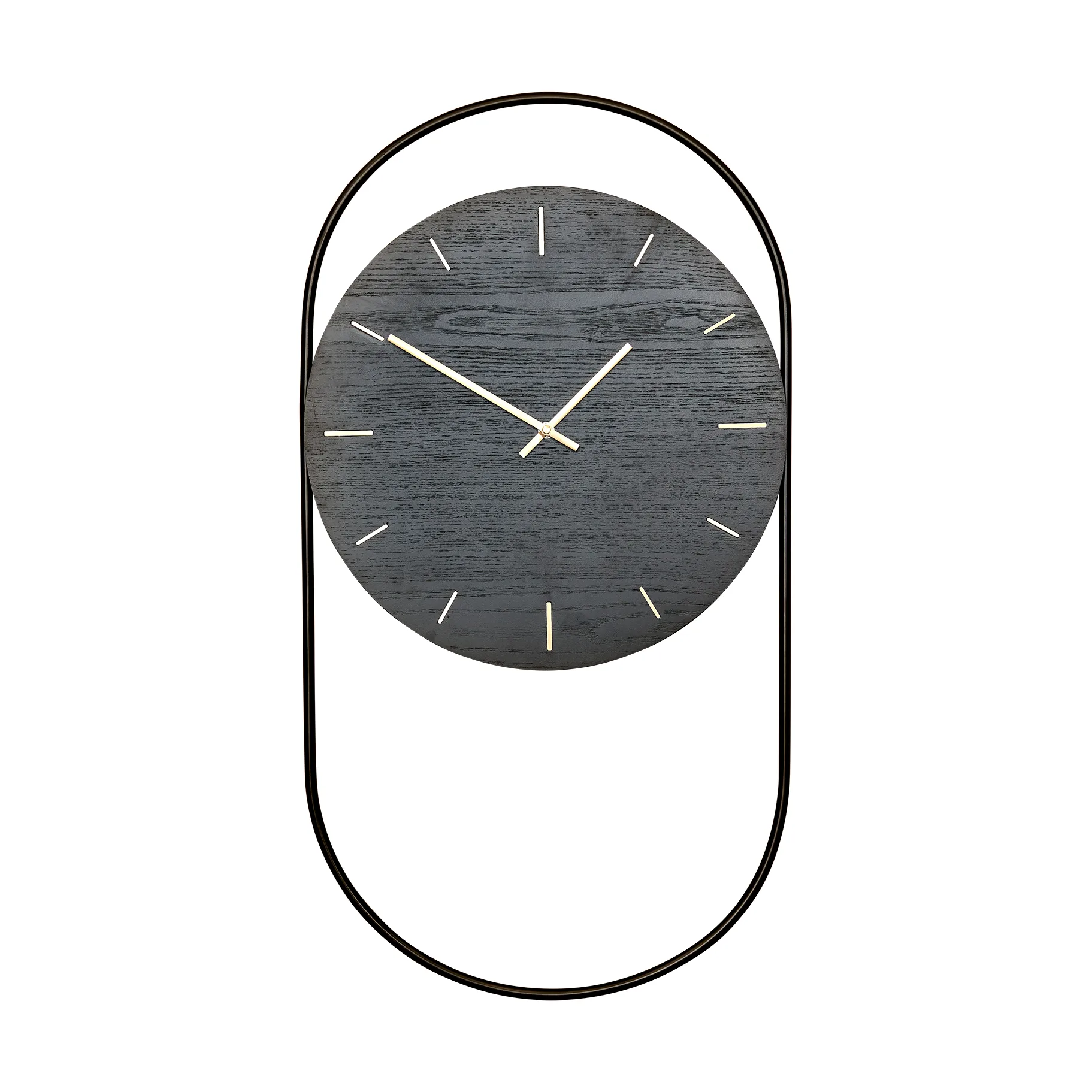 Orologio da parete A-Wall 41x76 cm, Black-brass Andersen Furniture