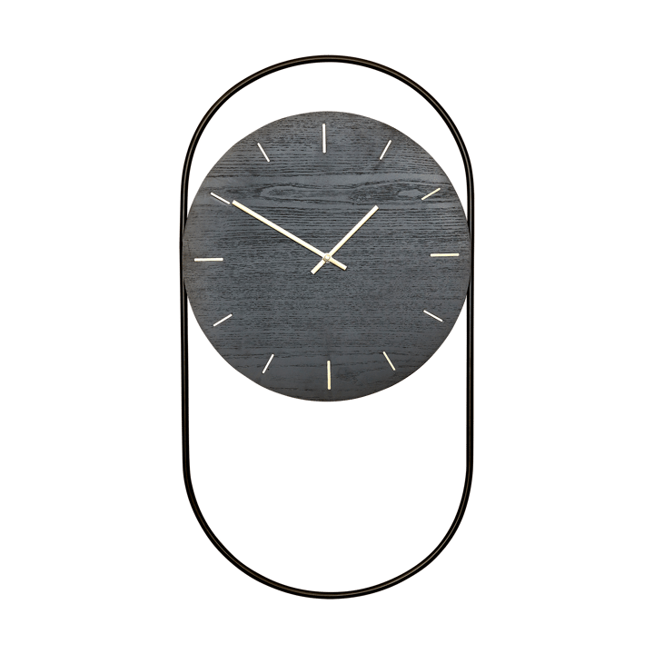 Orologio da parete A-Wall 41x76 cm - Black-brass - Andersen Furniture