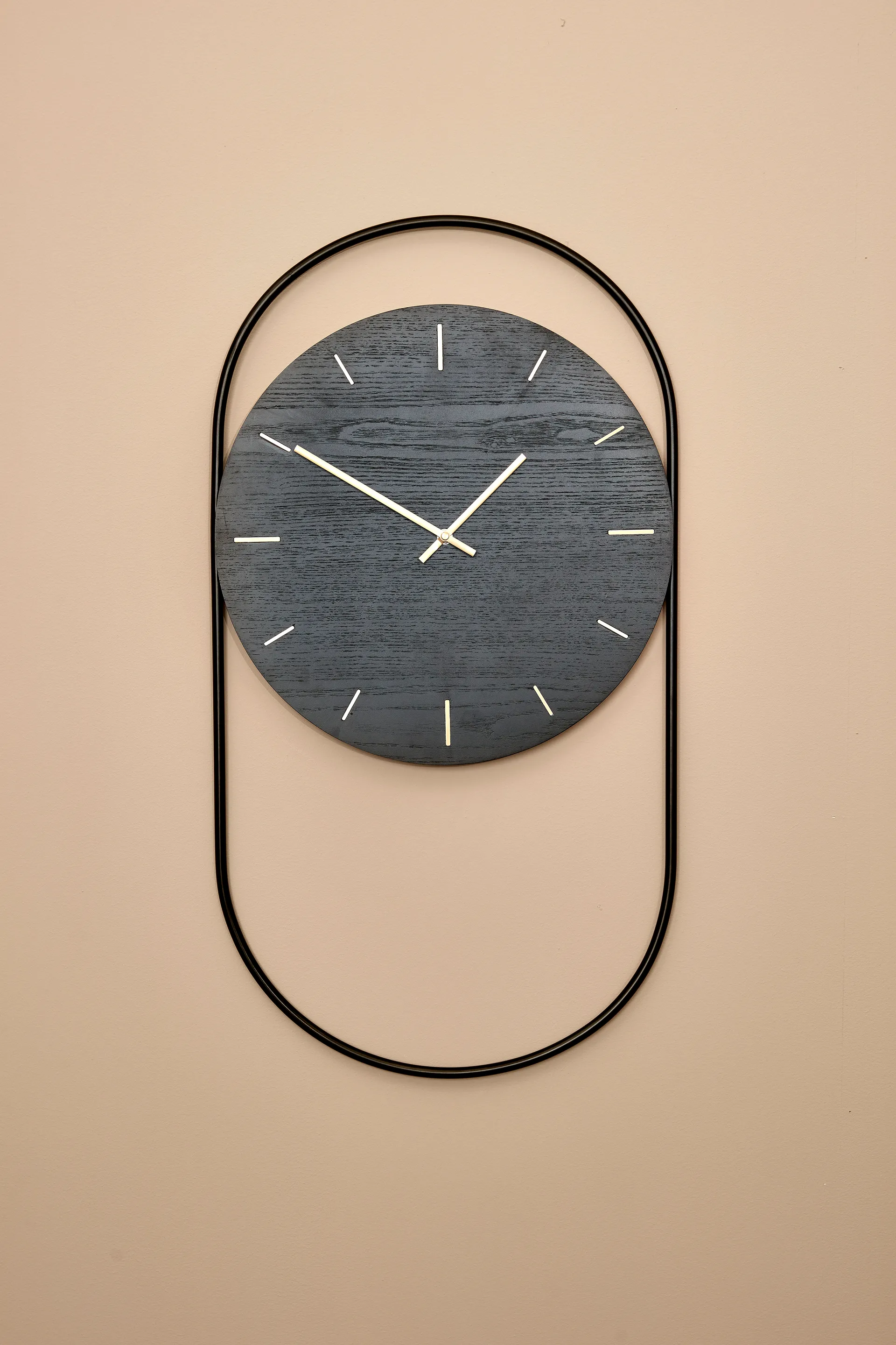 Orologio da parete A-Wall 41x76 cm, Black-brass Andersen Furniture