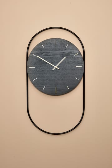 Orologio da parete A-Wall 41x76 cm - Black-brass - Andersen Furniture