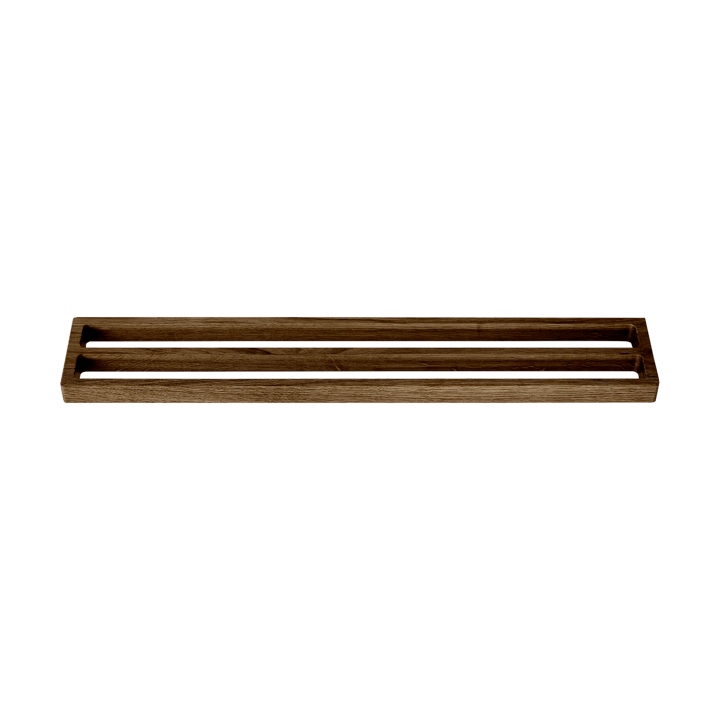 Porta asciugamani Andersen doppio 73,5 cm - Dark Stain Matt Lacquer Frassino - Andersen Furniture