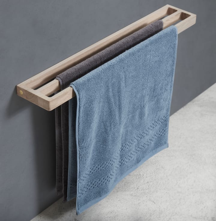 Porta asciugamani Andersen doppio 73,5 cm - Lacquered oak - Andersen Furniture
