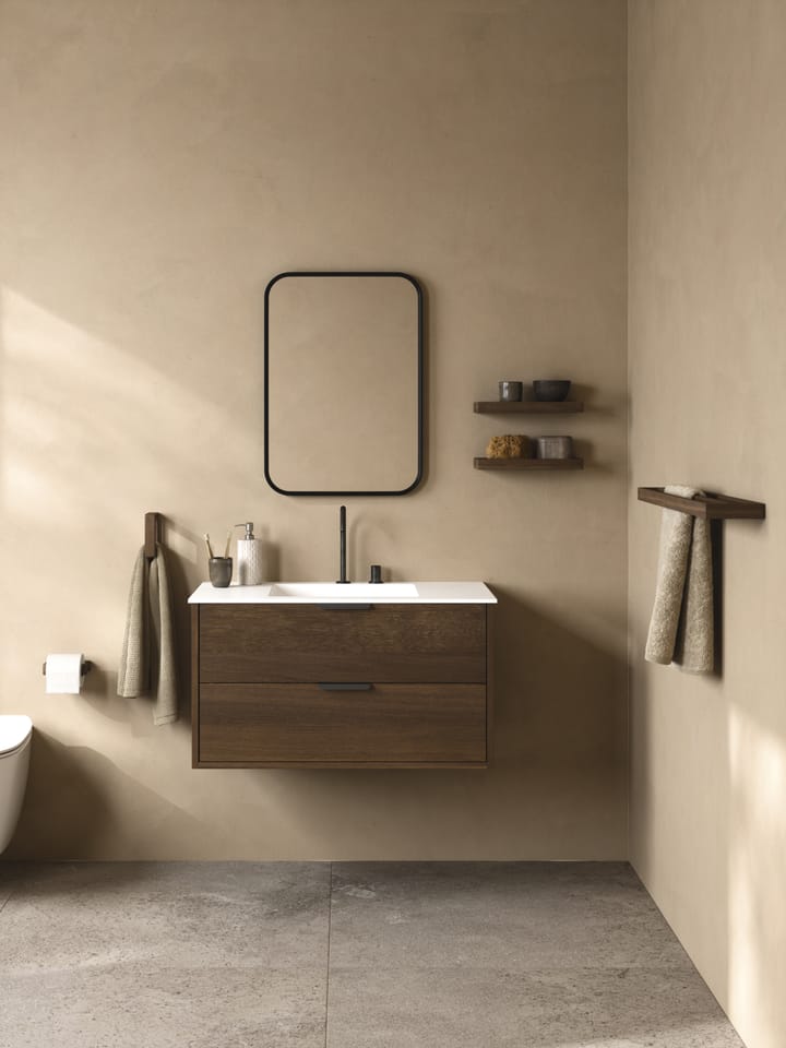 Portarotolo carta igienica Andersen, Dark Stain Matt Lacquer Frassino Andersen Furniture