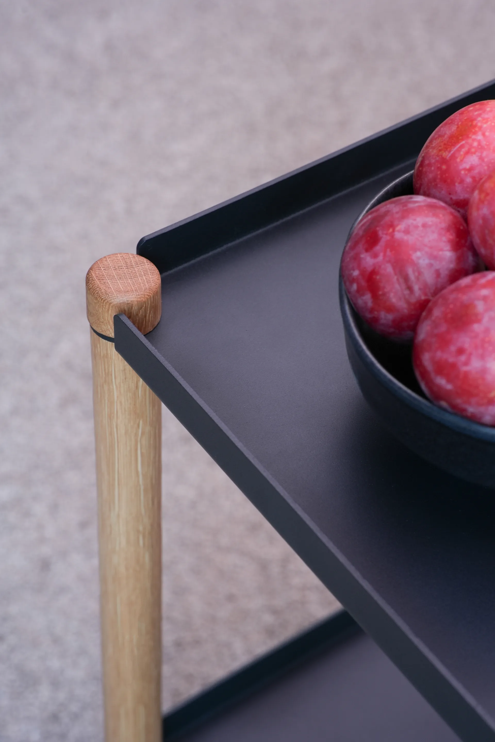 Tavolo Connect, Rovere oliato, metallo nero Andersen Furniture