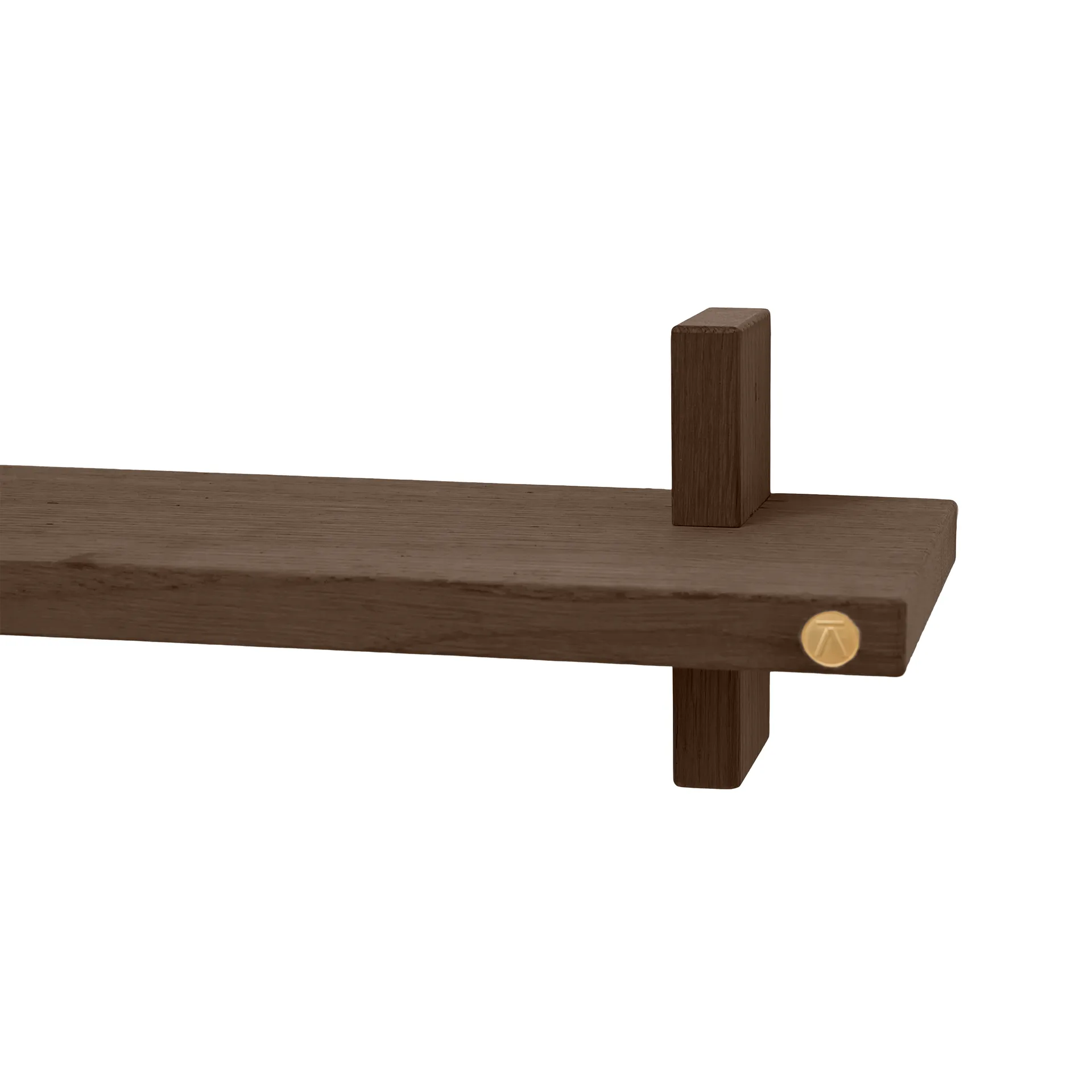 Treat mensola singola, Rovere oliato affumicato, 50×12×11,2 cm Andersen Furniture