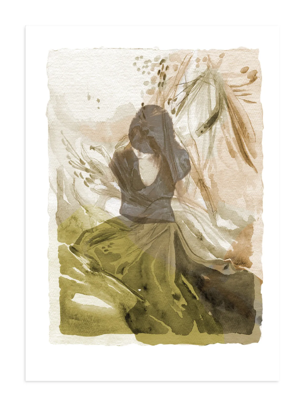 Poster Trollskog, 50x70 cm Anna Bülow