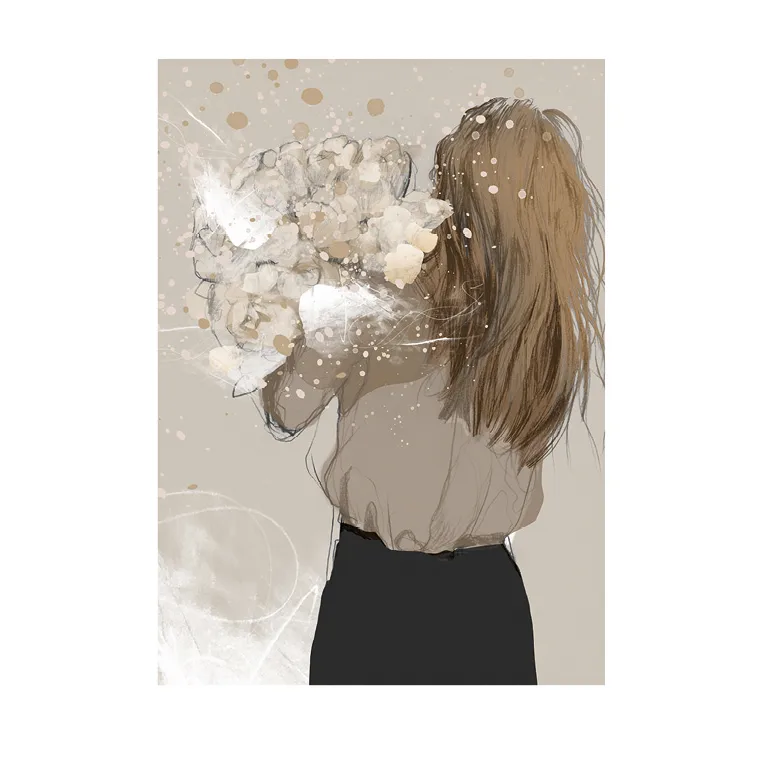 Poster Wild at heart , 50x70 cm Anna Bülow