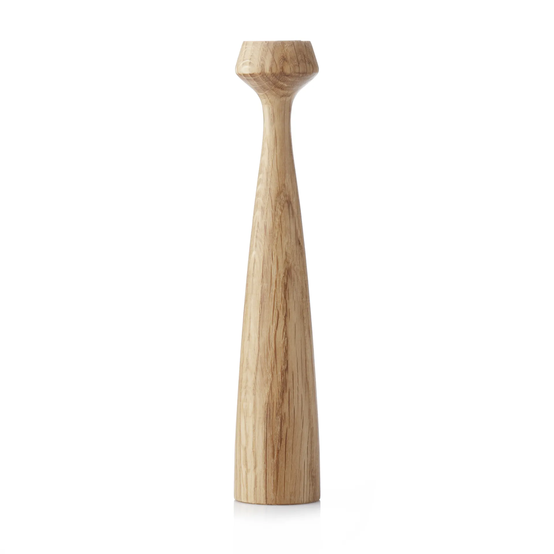 Candeliere Blossom Lily 24,5 cm, Oiled oak Applicata