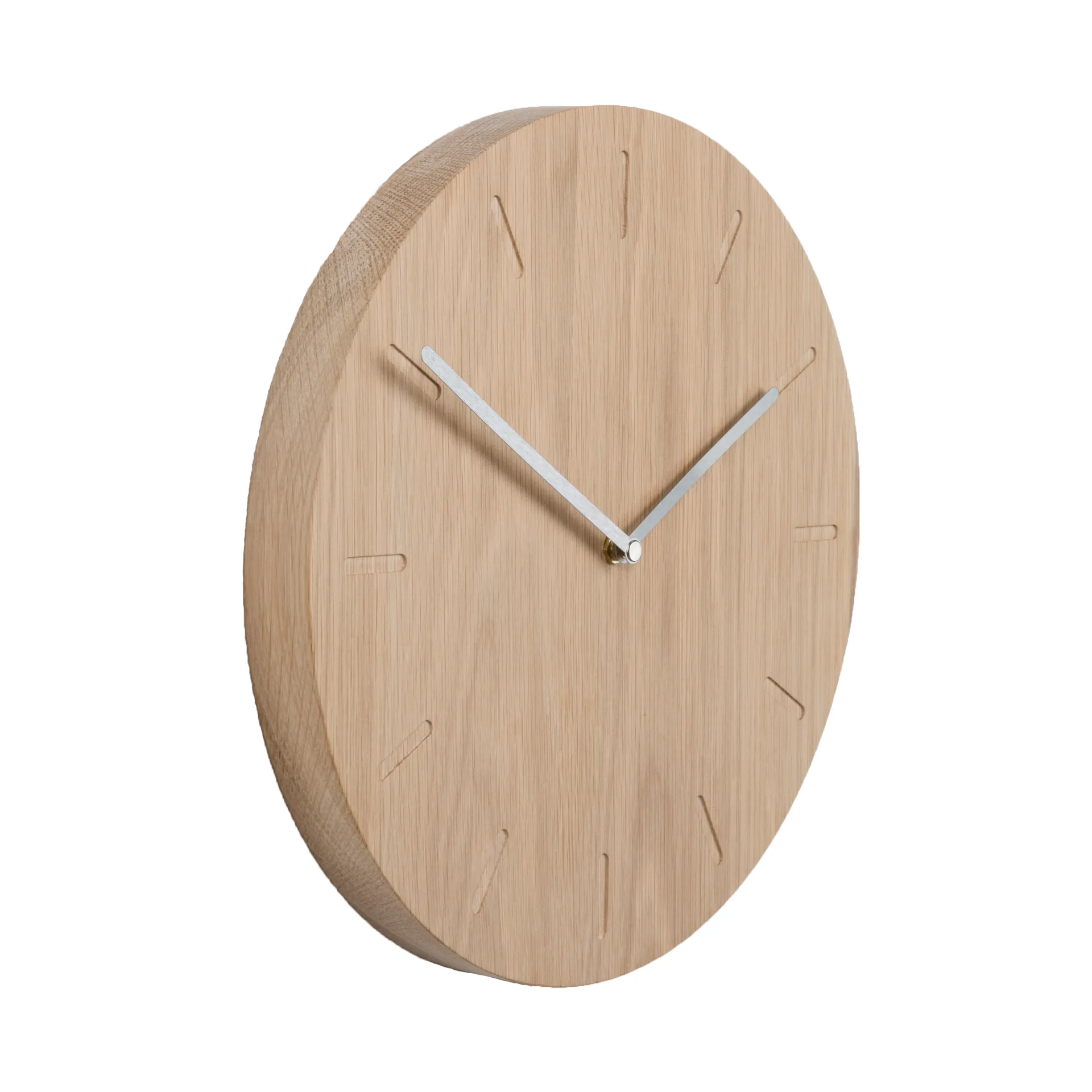 Orologio da parete rovere Watch:Out
, rovere-acciaio Applicata