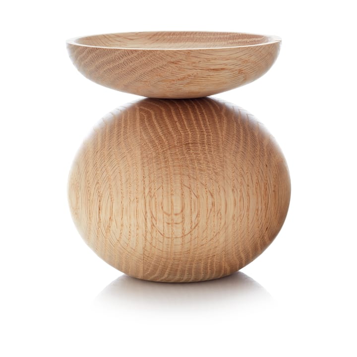 Vaso a ciotola Shape, Rovere Applicata