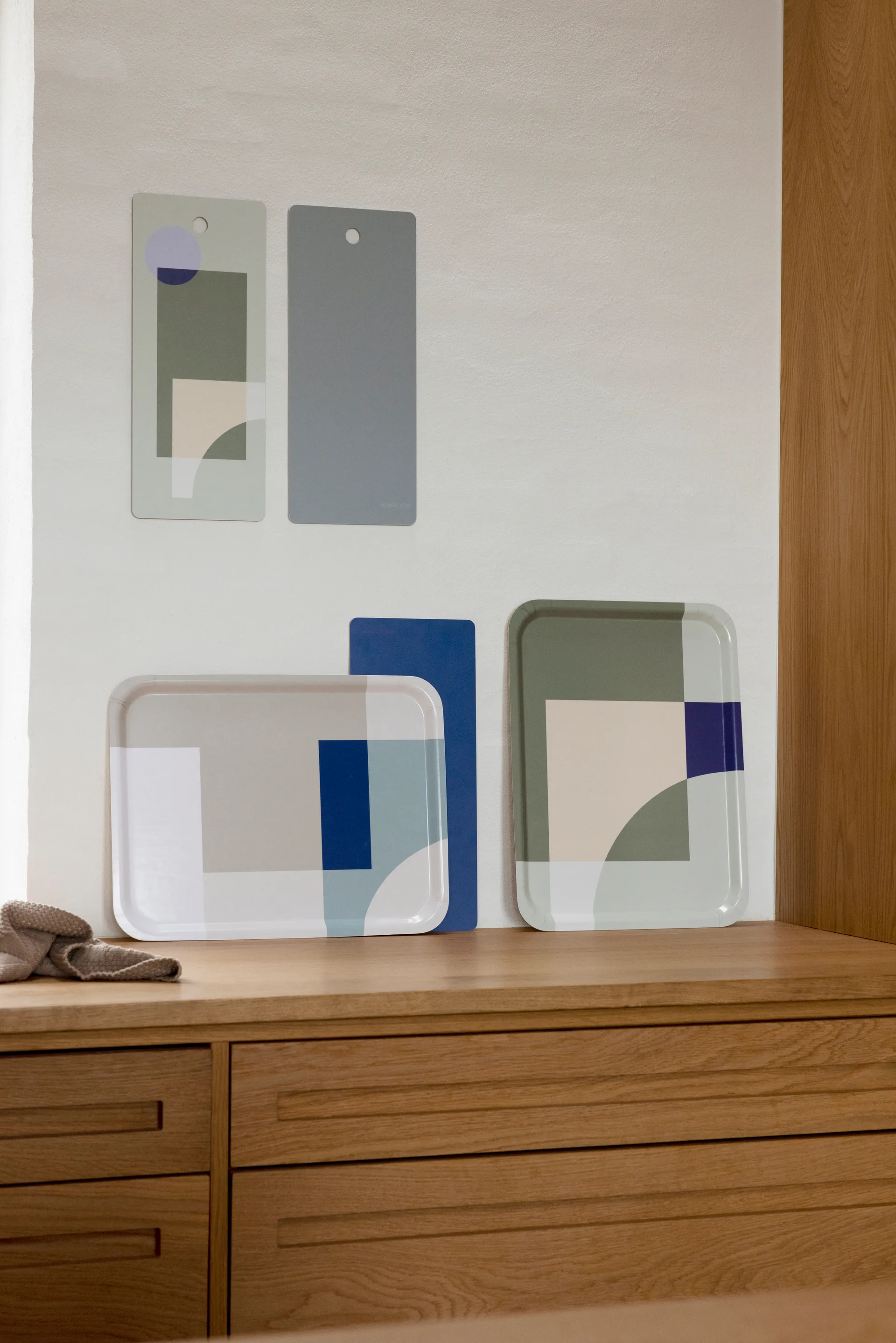 Vassoio A Tribute to Colour, Minerali - 34x24 cm Applicata