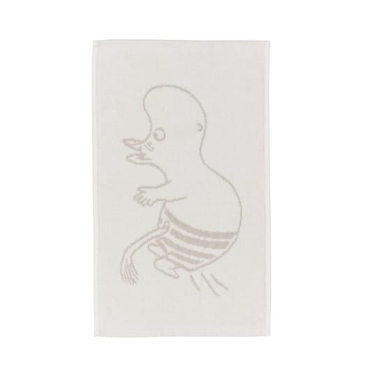 Asciugamano Mumin 30x50 cm - Troll Mumin, bianco - Arabia