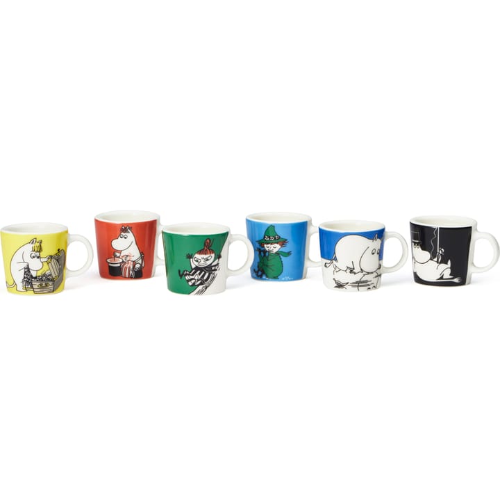 Mini tazze Moomin confezione da 6 prima classic - Multicolore - Arabia