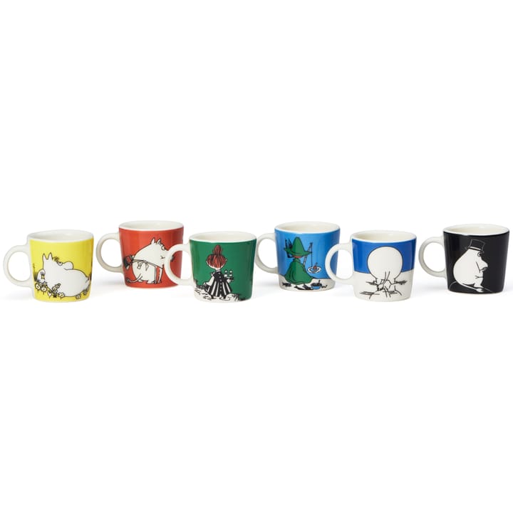 Mini tazze Moomin confezione da 6 prima classic - Multicolore - Arabia