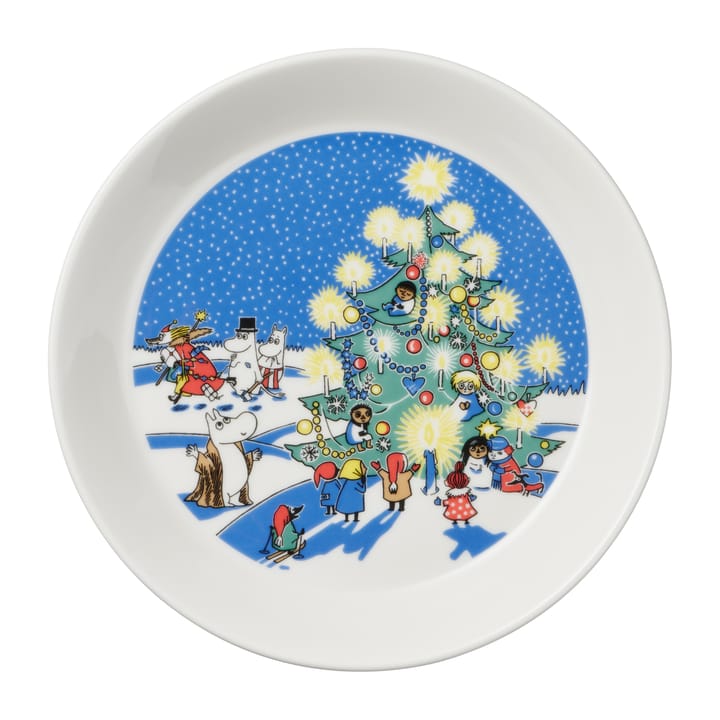 Piatto Drawing & Christmas Moomin 2 pezzi - Ø 19 cm
​ - Arabia