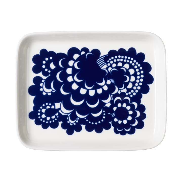 Piatto Esteri 15x19 cm - Blu-bianco - Arabia