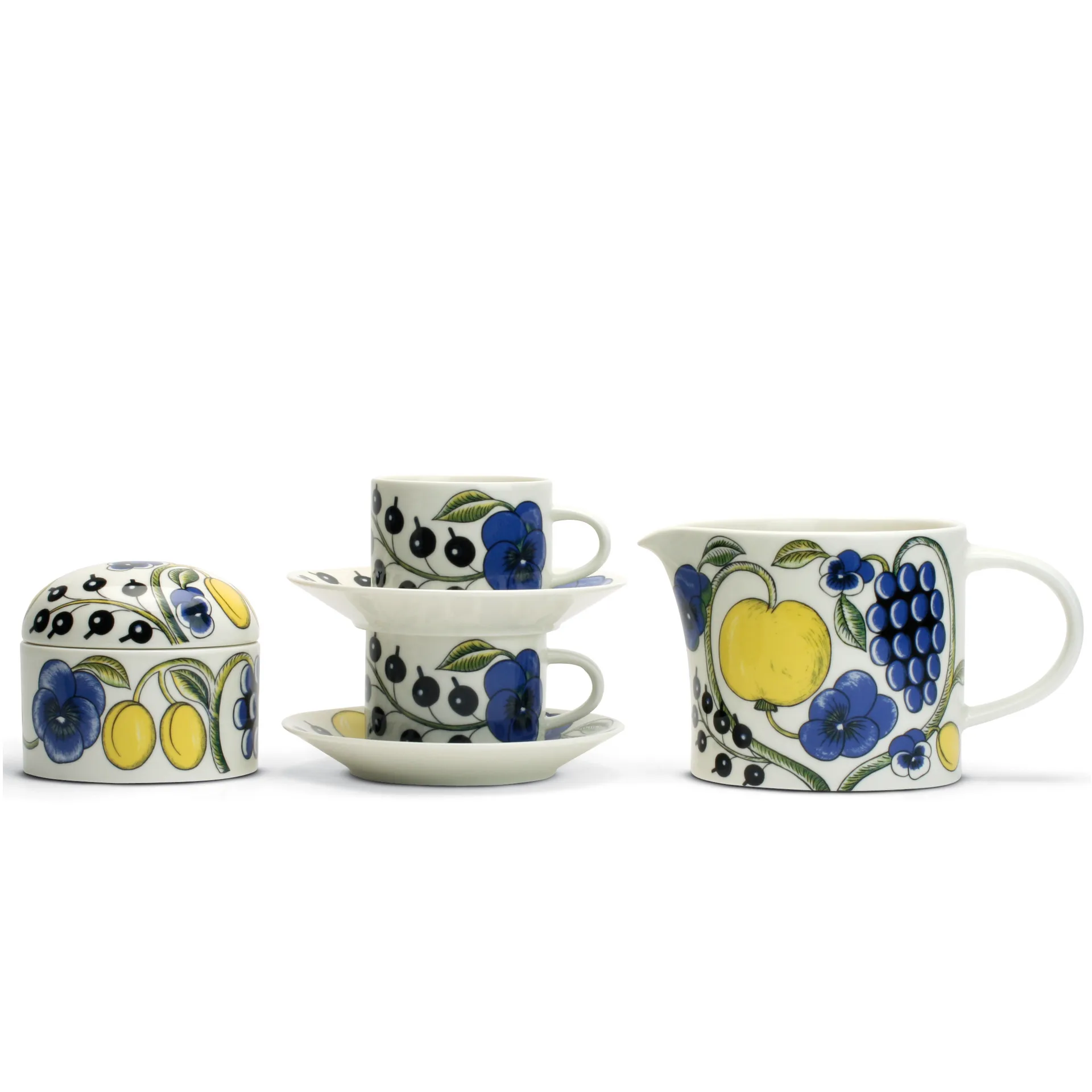 Piatto ovale Paratiisi 36 cm, bianco - multicolore Arabia