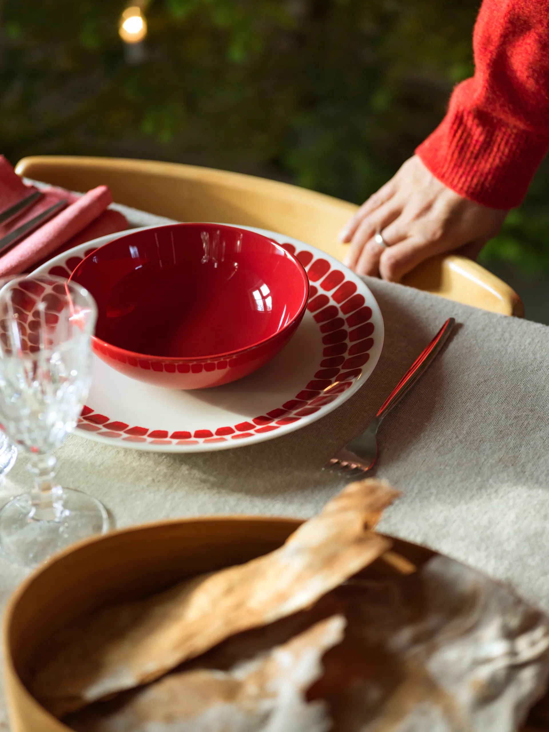 Piatto Tuokio 24h Ø26 cm, Rosso Arabia