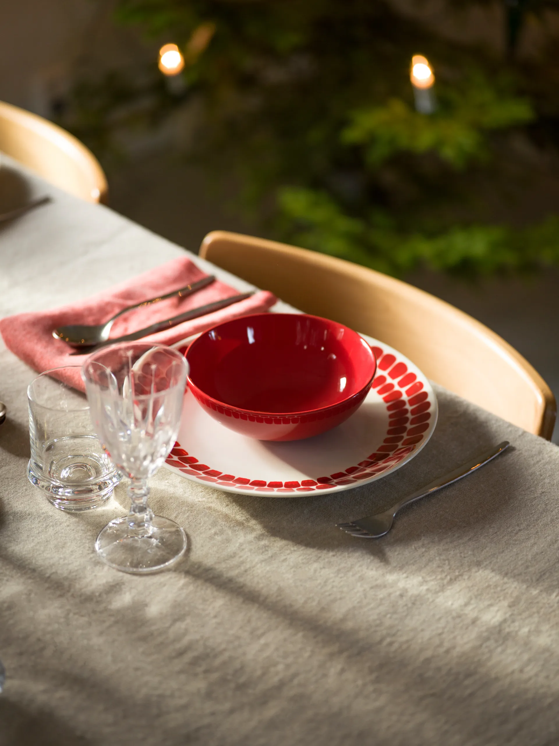 Piatto Tuokio 24h Ø26 cm, Rosso Arabia