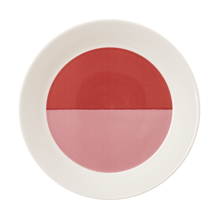 Piatto Vuokko Ø22 cm - 2-colore rosa-rosso - Arabia