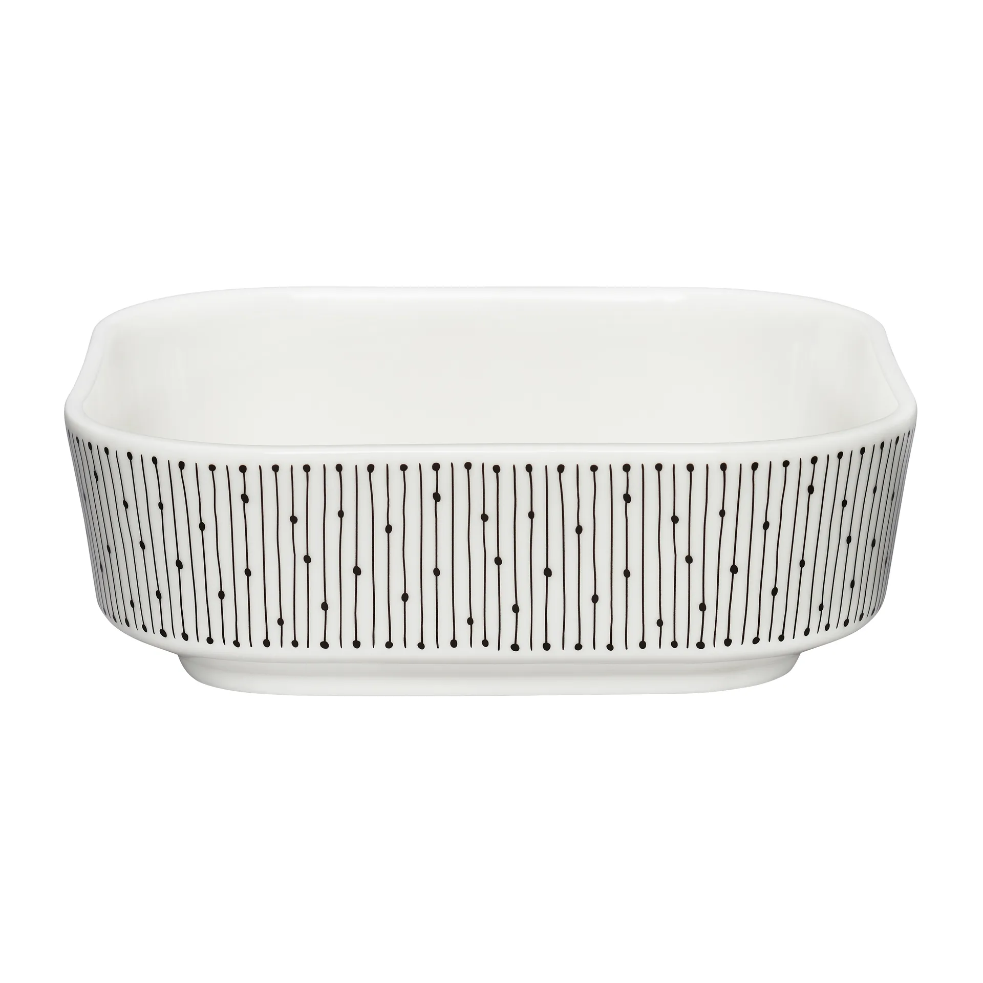 Pirofila Mainio Sarastus 0,7 L, Bianco, nero Arabia