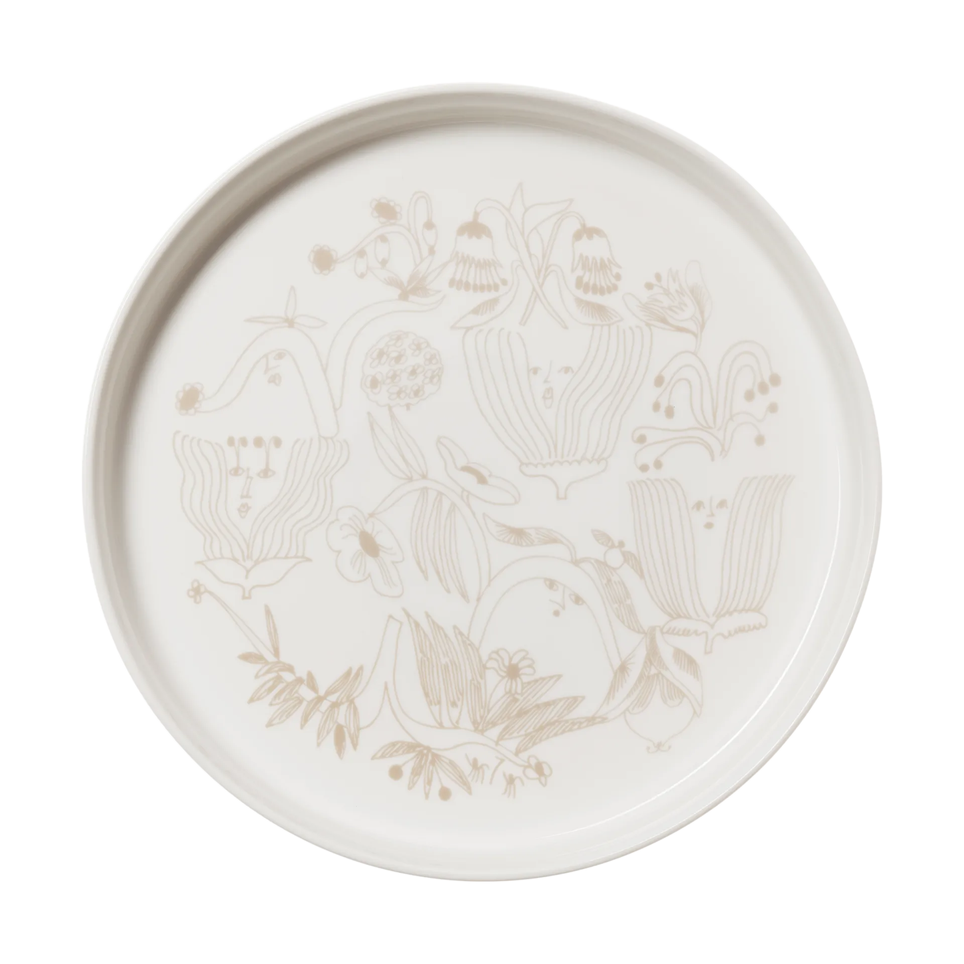 Pirofila Puutarhurit Ø28 cm, Beige Arabia