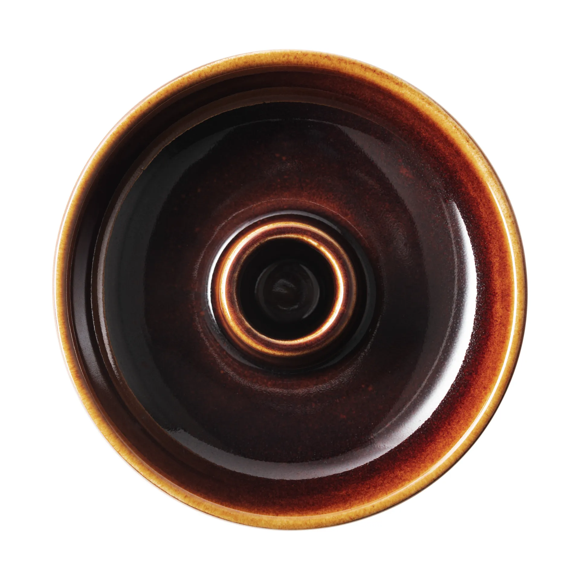 Portacandela Kirnu Ø11x3,5 cm, Marrone Arabia