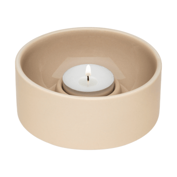 Portacandela Kirnu Ø11x5 cm - Beige - Arabia