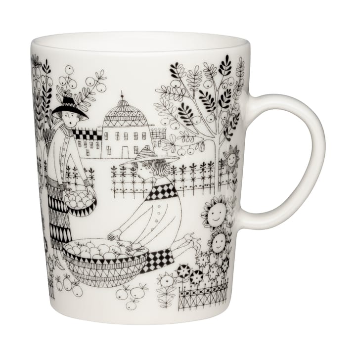 Tazza Emilia 50 cl - Bianco-nero - Arabia