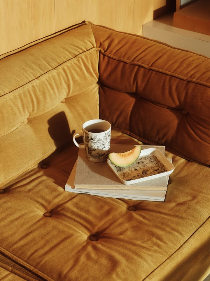 Tazza Emilia 50 cl, Bianco-nero Arabia