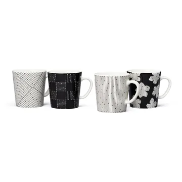 Tazza Mainio Sarastus Talvikki 30 cl - Nero-bianco - Arabia