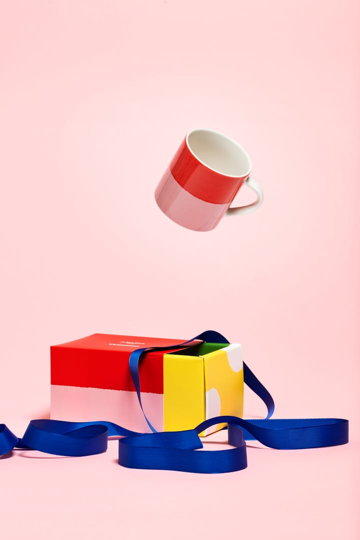 Tazza Vuokko 35 cl, 2-colore rosa-rosso Arabia