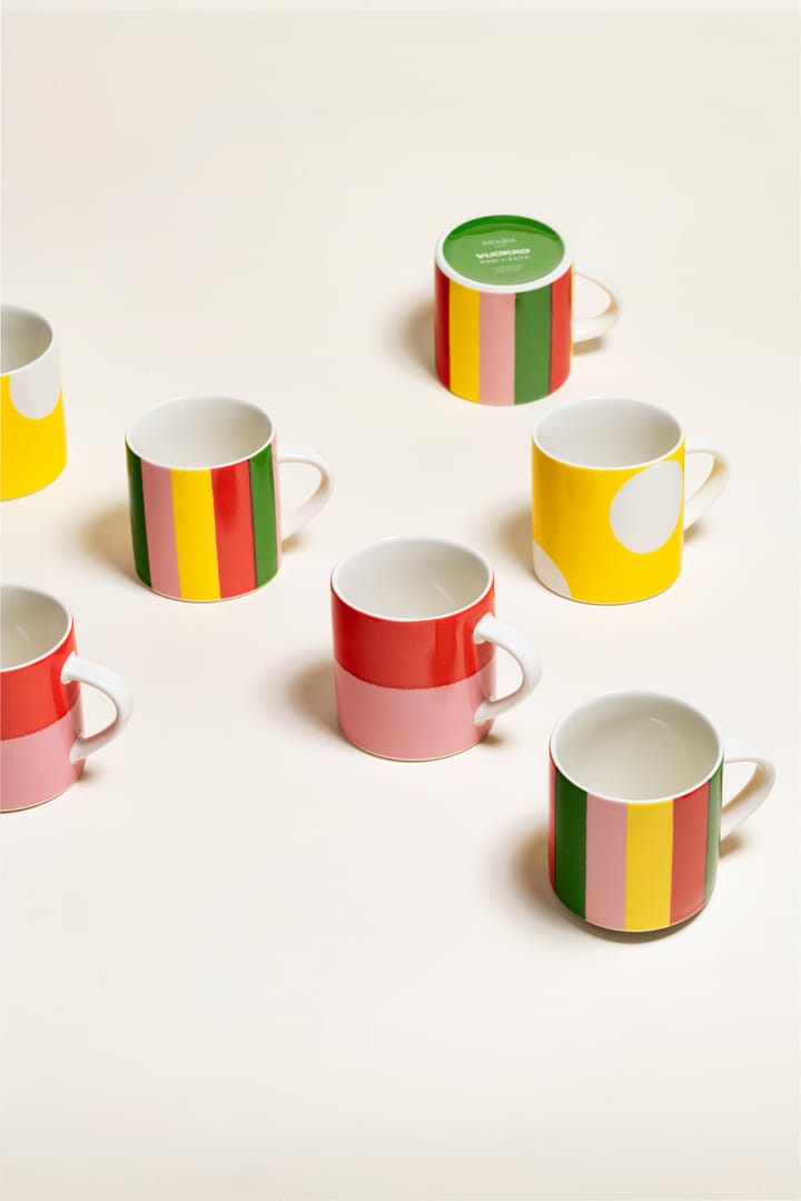 Tazza Vuokko 35 cl, 2-colore rosa-rosso Arabia