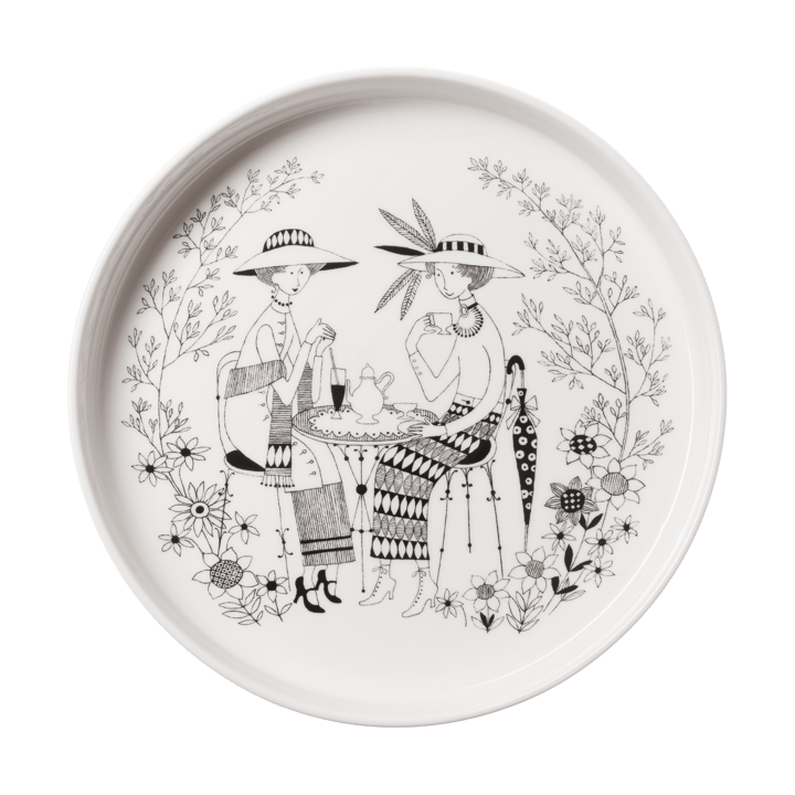 Teglia per crostata Emilia Ø28 cm - Bianco-nero - Arabia