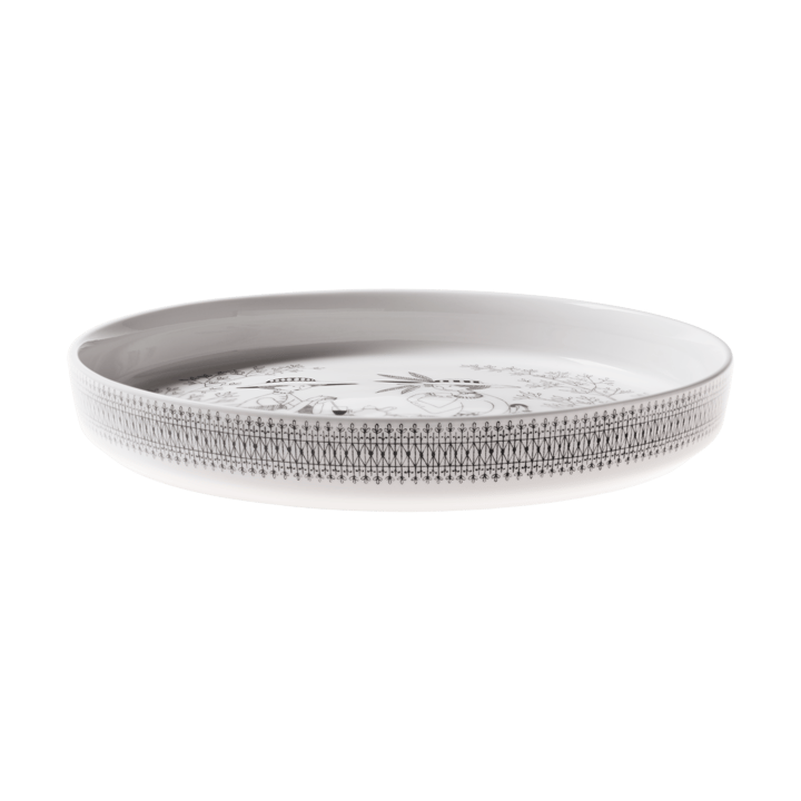 Teglia per crostata Emilia Ø28 cm, Bianco-nero Arabia