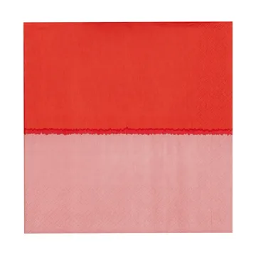 Tovaglioli di carta Vuokko 33x33 cm confezione da 20 - Pink-red - Arabia