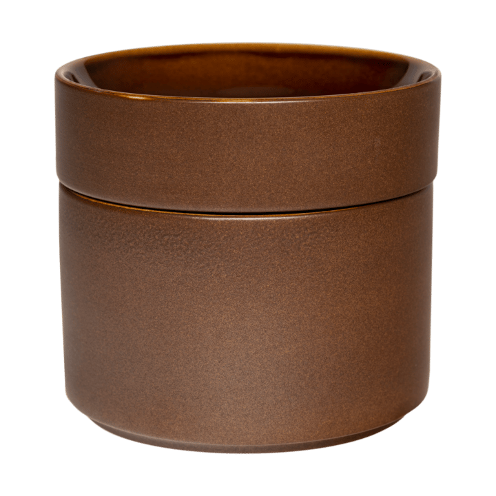 Vaso decorativo Kirnu Ø11x10 cm - Marrone - Arabia
