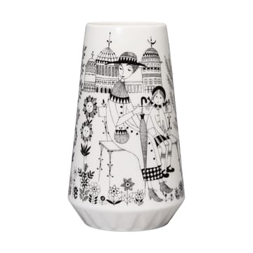 Vaso Emilia 19 cm - Bianco, nero - Arabia
