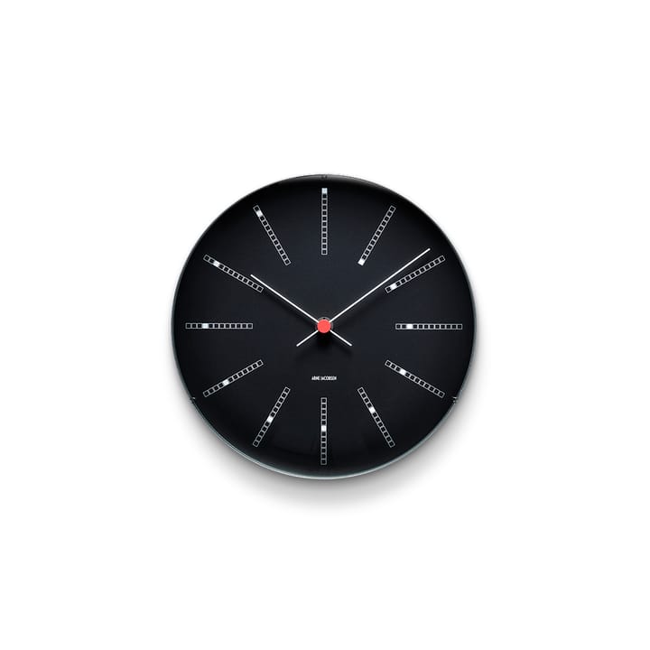 Orologio AJ Bankers nero - Ø 21 cm
​ - Arne Jacobsen Clocks