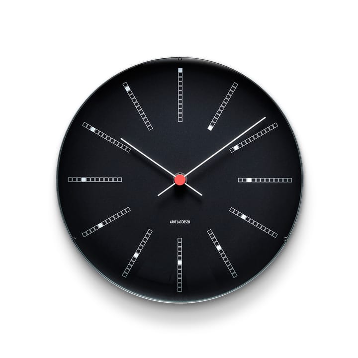 Orologio AJ Bankers nero - Ø 29 cm
​ - Arne Jacobsen Clocks