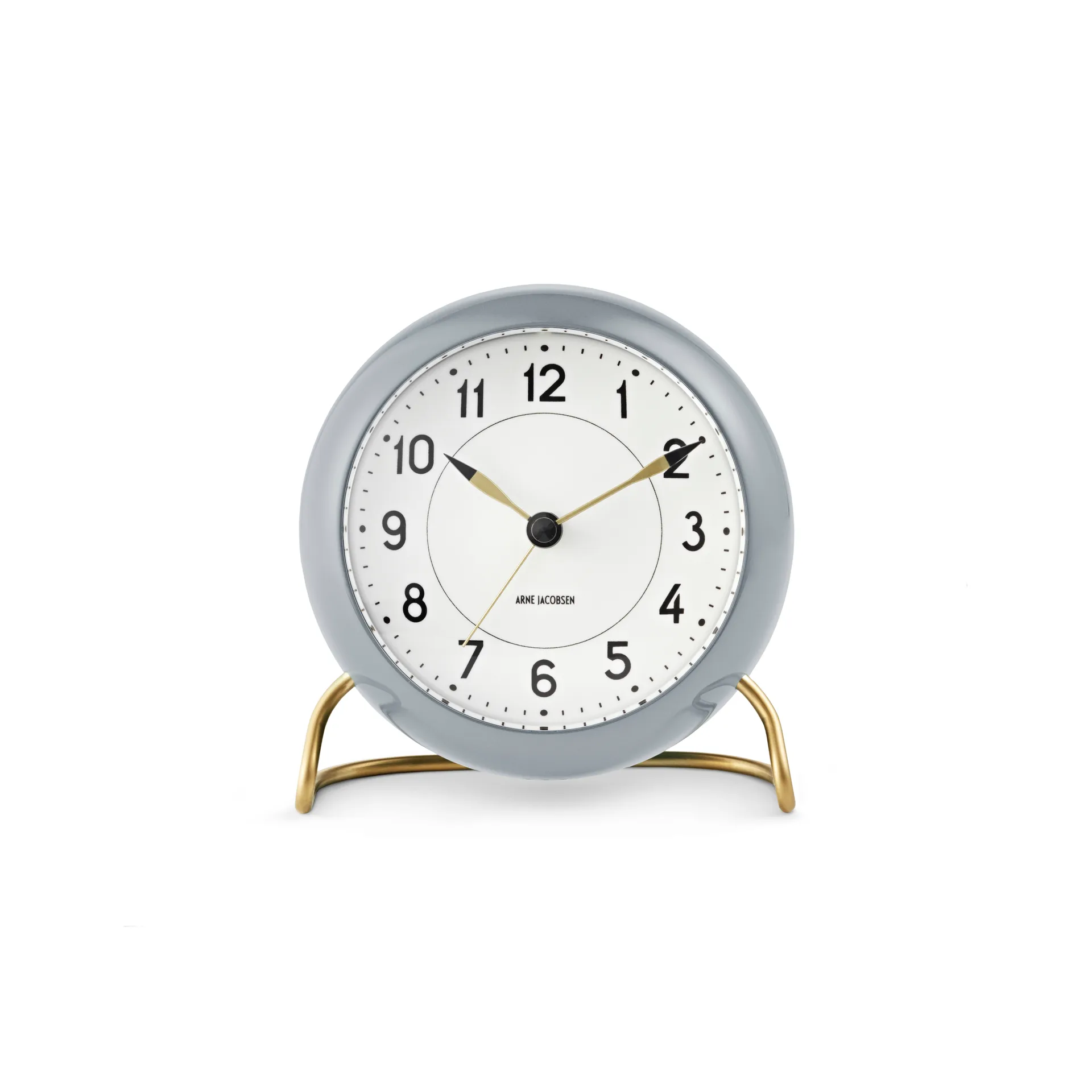 Orologio AJ Station 12 cm, grigio-bianco Arne Jacobsen Clocks