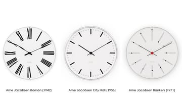 Orologio City Hall Arne Jacobsen - Ø 290 mm - Arne Jacobsen Clocks