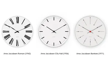 Orologio City Hall Arne Jacobsen - Bianco, Ø29 cm - Arne Jacobsen Clocks